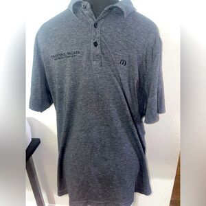 Travis Mathew Polo Mens XL Performance Golf polo Firestone Walker Pima/Polyester